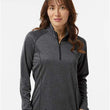 Load image into Gallery viewer, Women's Space Dyed Quarter-Zip Pullover
