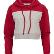 Load image into Gallery viewer, Women's Cropped Fleece Hooded Sweatshirt
