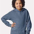Load image into Gallery viewer, Garment-Dyed Youth Lightweight Fleece Hooded Sweatshirt
