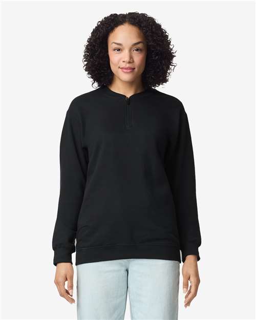 Softstyle® Midweight 1/4 Zip Sweatshirt