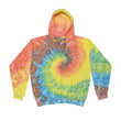 Load image into Gallery viewer, Tie-Dyed Full-Zip Hooded Sweatshirt
