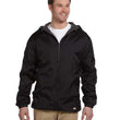 Load image into Gallery viewer, Fleece Lined Nylon Hooded Jacket
